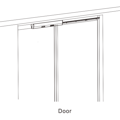 Doortec residential automatic household sliding door opener CASA1